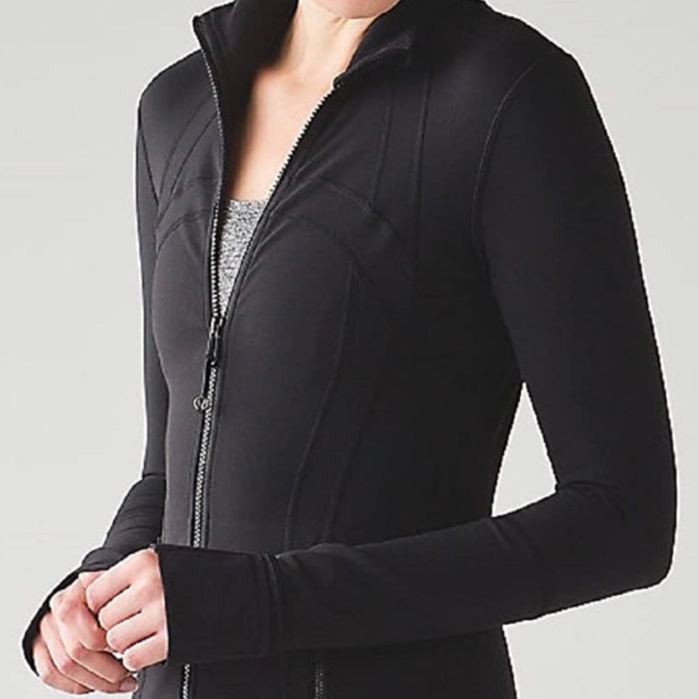 Charcoal grey lululemon jacket